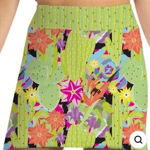 Skort Obsession cactus skort. NWT size XL